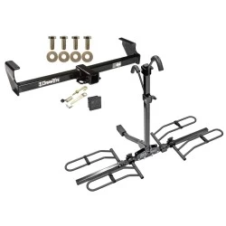 Trailer Tow Hitch For 99-04 Chevy Tracker Suzuki Vitara 99-05 Grand Vitara 02-06 XL-7 Platform Style 2 Bike Rack Hitch Lock and Cover