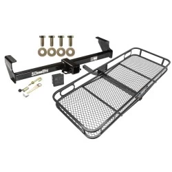 Trailer Tow Hitch For 99-04 Chevy Tracker Suzuki Vitara 99-05 Grand Vitara 02-06 XL-7 Basket Cargo Carrier Platform Hitch Lock and Cover