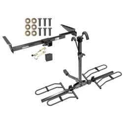 Trailer Tow Hitch For 99-03 Lexus RX300 01-03 Toyota Highlander Platform Style 2 Bike Rack Hitch Lock and Cover