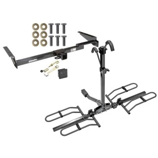 Trailer Tow Hitch For 99-03 Lexus RX300 01-03 Toyota Highlander Platform Style 2 Bike Rack Hitch Lock and Cover