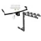 Trailer Tow Hitch w/ 4 Bike Rack For 01-06 Hyundai Santa Fe All Models tilt away adult or child arms fold down carrier