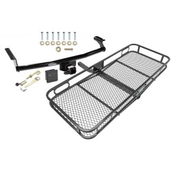 Trailer Tow Hitch For 01-06 Hyundai Santa Fe All Models Basket Cargo Carrier Platform Hitch Lock and Cover