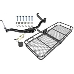 Trailer Tow Hitch For 04-15 Nissan TITAN All Models Basket Cargo Carrier Platform Hitch Lock and Cover