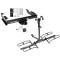 Trailer Tow Hitch For 88-00 Chevy GMC C/K 1500 2500 3500 8 ft. Bed Platform Style 2 Bike Rack Hitch Lock and Cover