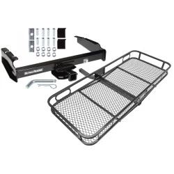 Trailer Tow Hitch For 80-97 Ford F-150 F-250 F-350 80-83 F-100 1997 Heavy Duty Basket Cargo Carrier Platform w/ Hitch Pin