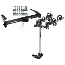 Trailer Tow Hitch For 92-14 Ford Econoline Van Except Shuttle Bus w/ 4 Bike Carrier Rack