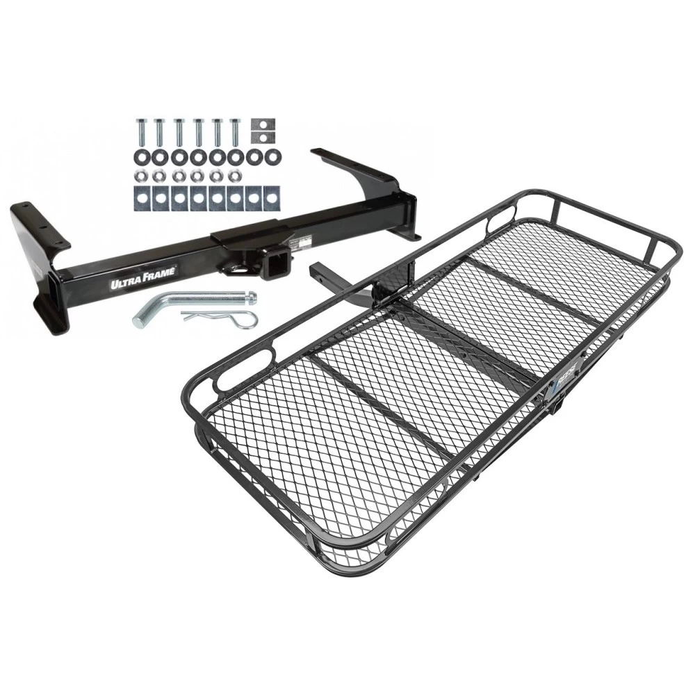 Trailer Tow Hitch For 92-14 Ford Econoline Van Except Shuttle Bus Basket Cargo Carrier Platform w/ Hitch Pin