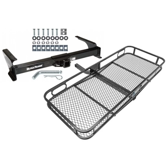 Trailer Tow Hitch For 92-14 Ford Econoline Van Except Shuttle Bus Basket Cargo Carrier Platform w/ Hitch Pin