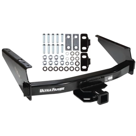 Trailer Tow Hitch For 97-03 F-150 Flareside Styleside Supercrew 04 Heritage F-250 Styleside Platform Style 2 Bike Rack w/ Anti Rattle Hitch Lock