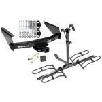 Trailer Tow Hitch For 97-03 F-150 Flareside Styleside Supercrew 04 Heritage F-250 Styleside Platform Style 2 Bike Rack Hitch Lock and Cover