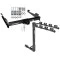 Trailer Tow Hitch w/ 4 Bike Rack For 00-06 Chevy Suburban GMC Yukon XL 1500 2500 tilt away adult or child arms fold down carrier 
