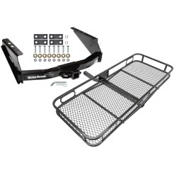 Trailer Tow Hitch For 05-16 Ford F-250 F-350 Super Duty Standard Bed & Bumper Basket Cargo Carrier Platform w/ Hitch Pin