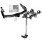 Trailer Tow Hitch For 99-07 Chevy Silverado GMC Sierra 1500 2007 Classic 99-04 2500 LD 01-06 1500 HD w/ 4 Bike Carrier Rack