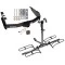Trailer Tow Hitch For 99-07 Chevy Silverado GMC Sierra 1500 2007 Classic 99-04 2500 LD 01-06 1500 HD Platform Style 2 Bike Rack Hitch Lock and Cover