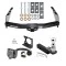 Class 5 Trailer Hitch Package w/ Wiring For 99-07 Chevy Silverado GMC Sierra 1500 99-04 2500 LD w/ 2-5/16" Ball 2" Drop Mount 7-Way Pin Blade RV