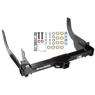 Trailer Tow Hitch For 06-08 Ford F-150 Lincoln Mark LT w/o OEM Hitch Platform Style 2 Bike Rack w/ Anti Rattle Hitch Lock