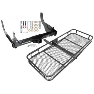 Trailer Tow Hitch For 06-08 Ford F-150 Lincoln Mark LT w/o OEM Hitch Basket Cargo Carrier Platform w/ Hitch Pin