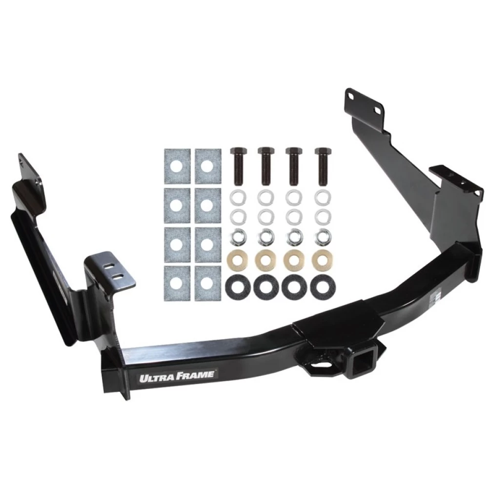 Trailer Tow Hitch For 07-21 Toyota Tundra Platform Style 2 Bike Rack w/ Anti Rattle Hitch Lock