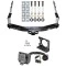 Class 5 Trailer Hitch w/ Wiring Kit For 07-21 Toyota Tundra exc OEM Receiver 7-Way Pin Blade RV 4-Flat Plug Harness Light w/ Bracket