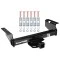 Trailer Tow Hitch For 01-25 Chevy Silverado GMC Sierra 3500 HD 2007 Classic 07-12 Dodge Ram 3500 4500 5500 Platform Style 2 Bike Rack w/ Anti Rattle Hitch Lock