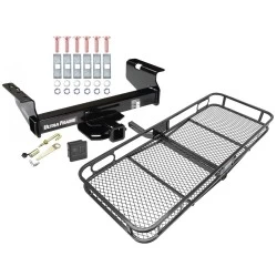 Trailer Tow Hitch For 01-25 Chevy Silverado GMC Sierra 3500 HD 2007 Classic 07-12 Dodge Ram 3500 4500 5500 Basket Cargo Carrier Platform Hitch Lock and Cover