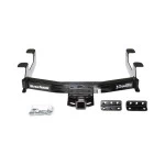 Trailer Tow Hitch w/ 4 Bike Rack For 11-14 Chevy Silverado GMC Sierra 2500 3500 HD tilt away adult or child arms fold down carrier w/ Lock and Cover