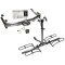 Trailer Hitch For 01-10 Chevy Silverado GMC Sierra 2500 3500 HD 2007 Classic, 6-1/2 & 8 Foot Bed Platform Style 2 Bike Rack Hitch Lock and Cover