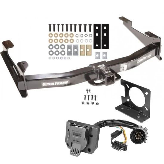 Custom Fit Trailer Hitch Wiring Harness (Plug & Play) Installation Hardware Installation Instructions 41944 74682 Draw-Tite Class 5 13K Trailer Hitch Wiring Kit 01-10 Chevy Silverado GMC Sierra 2500 3500 7-Way Pin Blade RV 4-Flat Plug Harness Light B Class 5 13K Trailer Hitch w/ Wiring Kit For 01-10 Chevy Silverado GMC Sierra 2500 3500 7-Way Pin Blade RV 4-Flat Plug Harness Light w/ Bracket