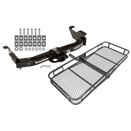 Trailer Tow Hitch For 00-14 Ford Econoline Van Except Shuttle Bus Basket Cargo Carrier Platform w/ Hitch Pin