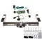 Trailer Hitch Tow Receiver w/ Wiring Kit Harness For 03-27 Chevy Express GMC Savana 1500 2500 3500 Class 5