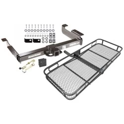 Trailer Tow Hitch For 96-27 Chevy Express GMC Savana Van Except Cutaway Models Basket Cargo Carrier Platform Hitch Lock and Cover