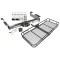 Trailer Tow Hitch For 96-27 Chevy Express GMC Savana Van Except Cutaway Models Basket Cargo Carrier Platform Hitch Lock and Cover