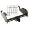 Trailer Hitch For 63-25 Chevy GMC Ford Dodge Ram w/ 34" or Cab & Chassis Frames Platform Style 2 Bike Rack w/ Anti Rattle Hitch Lock