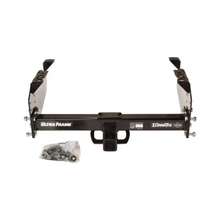 Trailer Hitch For 63-25 Chevy GMC Ford Dodge Ram w/ 34" or Cab & Chassis Frames Basket Cargo Carrier Platform Hitch Lock and Cover