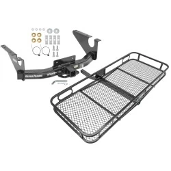 Trailer Tow Hitch For 09-18 Dodge Ram 1500 19-24 Classic Except OEM Hitch Basket Cargo Carrier Platform w/ Hitch Pin