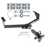 Reese Trailer Tow Hitch Receiver For 96-07 Chrysler Dodge Plymouth Town and Country Grand Caravan Voyager Except Stow-n-Go Receiver w/Tri-Ball Triple Ball 1-7/8" 2" 2-5/16"