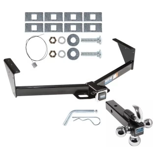 Reese Trailer Tow Hitch Receiver For 96-07 Chrysler Dodge Plymouth Town and Country Grand Caravan Voyager Except Stow-n-Go Receiver w/Tri-Ball Triple Ball 1-7/8" 2" 2-5/16"
