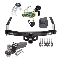 Reese Trailer Tow Hitch For 97-03 Ford F150 2004 Heritage 97-99 F250 Light Duty w/o Factory Wiring Deluxe Package Wiring 2" Ball and Lock