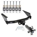 Reese Trailer Tow Hitch Receiver For 97-03 Ford F-150 2004 Heritage 97-99 F-250 Light Duty w/Tri-Ball Triple Ball 1-7/8" 2" 2-5/16"
