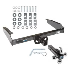 Reese Trailer Tow Hitch Receiver For 80-97 Ford F-150 F-250 F-350 80-83 F-100 1997 Heavy Duty w/Tri-Ball Triple Ball 1-7/8" 2" 2-5/16"