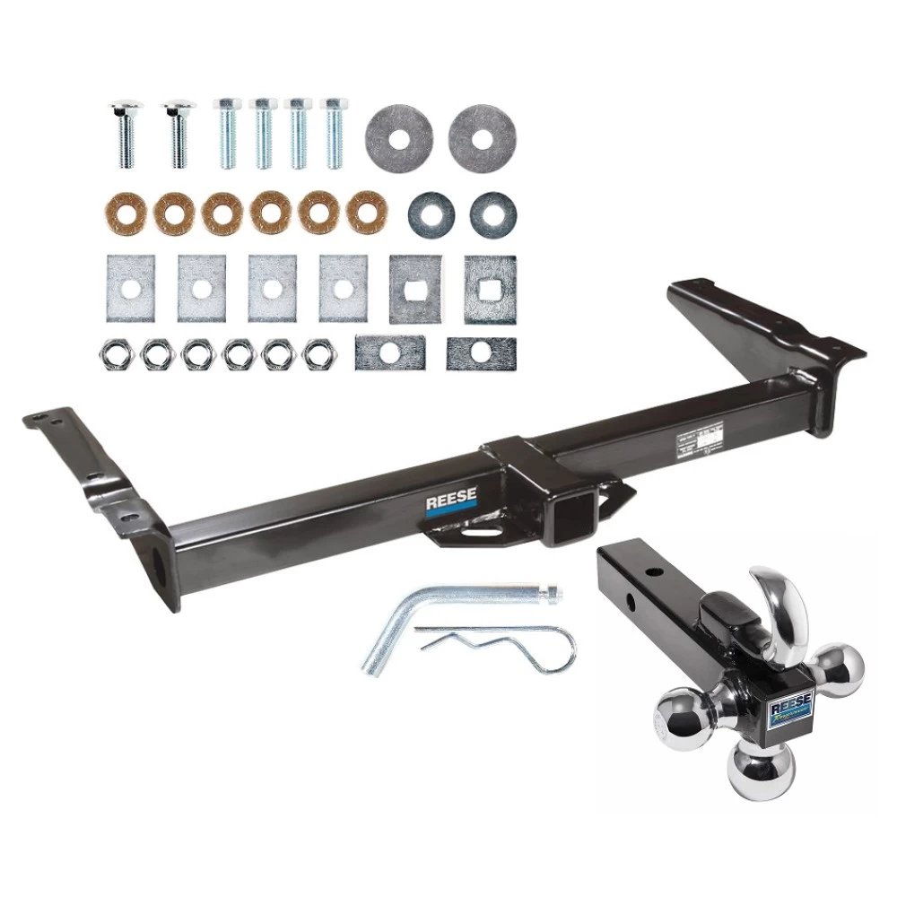 Custom Fit Trailer Hitch Tri-Ball Trailer Hitch Ball Mount w/ Pin/Clip 44027 7031400 63240 Reese Trailer Tow Hitch Receiver 75-14 E150 E250 E350 Van w/Tri-Ball Triple Ball 1-7/8" 2" 2-5/16" 75 76 77 78 79 80 81 82 83 84 85 86 87 88 89 90 91 Reese Trailer Tow Hitch Receiver For 75-14 Ford E150 E250 E350 Van w/Tri-Ball Triple Ball 1-7/8" 2" 2-5/16"