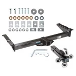 Custom Fit Trailer Hitch Tri-Ball Trailer Hitch Ball Mount w/ Pin/Clip 44027 7031400 63240 Reese Trailer Tow Hitch Receiver 75-14 E150 E250 E350 Van w/Tri-Ball Triple Ball 1-7/8" 2" 2-5/16" 75 76 77 78 79 80 81 82 83 84 85 86 87 88 89 90 91 Reese Trailer Tow Hitch Receiver For 75-14 Ford E150 E250 E350 Van w/Tri-Ball Triple Ball 1-7/8" 2" 2-5/16"