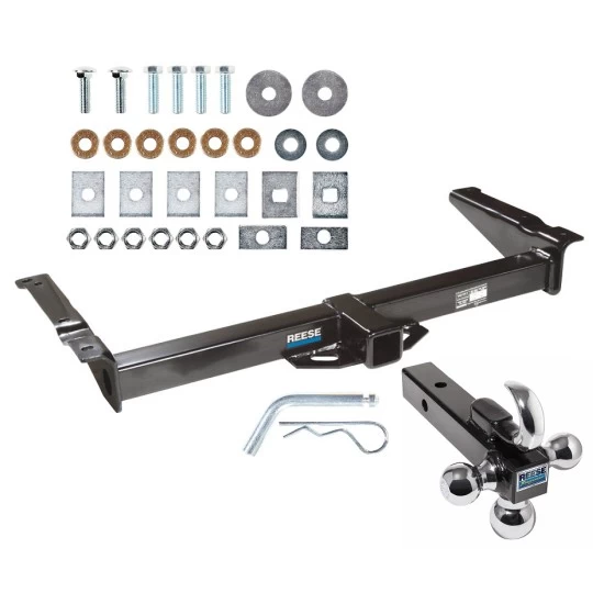 Custom Fit Trailer Hitch Tri-Ball Trailer Hitch Ball Mount w/ Pin/Clip 44027 7031400 63240 Reese Trailer Tow Hitch Receiver 75-14 E150 E250 E350 Van w/Tri-Ball Triple Ball 1-7/8" 2" 2-5/16" 75 76 77 78 79 80 81 82 83 84 85 86 87 88 89 90 91 Reese Trailer Tow Hitch Receiver For 75-14 Ford E150 E250 E350 Van w/Tri-Ball Triple Ball 1-7/8" 2" 2-5/16"