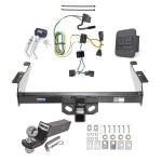 Reese Trailer Tow Hitch For 95-02 Dodge Ram 1500 2500 3500 Standard or Step Bumper Deluxe Package Wiring 2" Ball and Lock