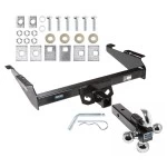 Reese Trailer Tow Hitch Receiver For 94-02 Dodge Ram 2500 3500 94-01 1500 w/Tri-Ball Triple Ball 1-7/8" 2" 2-5/16"