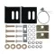 Reese Trailer Tow Hitch Receiver For 98-04 Nissan Frontier 88-97 Pickup 86-94 D21 w/Tri-Ball Triple Ball 1-7/8" 2" 2-5/16"