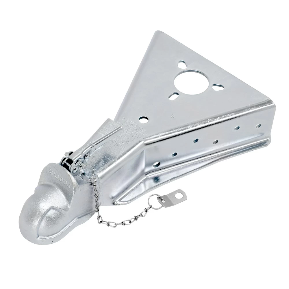 Bulldog F-256 Flat Plate Adjustable Coupler - 20,000 Lb Capacity, 2-5/16" Ball, 4-Bolt