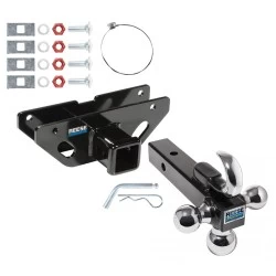 Reese Trailer Tow Hitch Receiver For 07-09 Chrysler Aspen 04-09 Dodge Durango w/Tri-Ball Triple Ball 1-7/8" 2" 2-5/16"