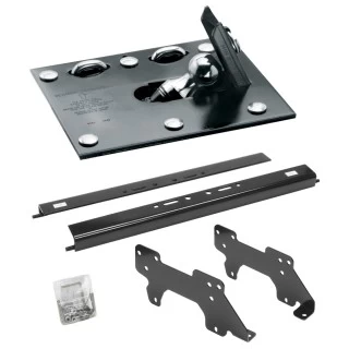 4435 8339 Draw-Tite Draw-Tite Gooseneck Trailer Hitch 03-12 Dodge Ram 2500 3500 06-08 1500 Mega Cab Fold Down Plate Custom Brackets Under Bed Rails 2-5/16" Ball Draw-Tite Gooseneck Trailer Hitch for 03-12 Dodge Ram 2500 3500 06-08 1500 Mega Cab Fold Down Plate w/ Custom Brackets Under Bed Rails 2-5/16" Ball