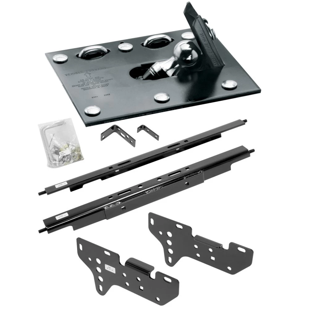 Draw-Tite Gooseneck Trailer Hitch for 1999-2016 Ford F250 F350 F450 Super Duty Turnover w/ Brackets Rails Under Bed 2-5/16" Ball